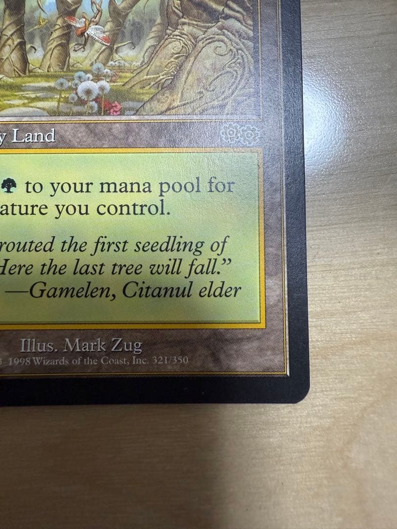 匿名配送 MTG ガイアの揺籃の地/Gaea's Cradle 1枚 英語版