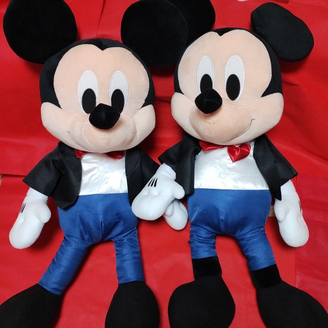 タキシードミッキービッグサイズぬいぐるみ5個セット