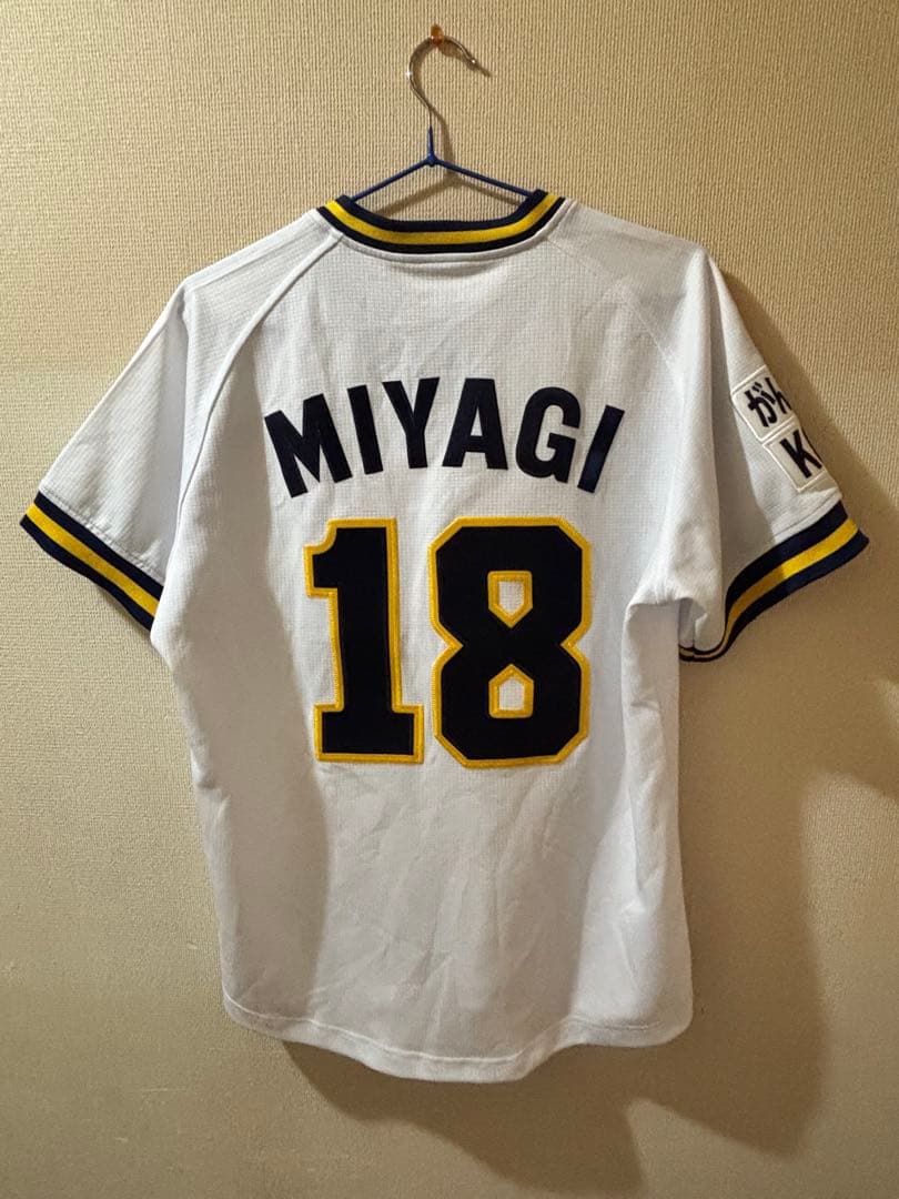 オリックス　宮城大弥　ユニフォーム　BlueWave　Sサイズ　ハイクオリティ