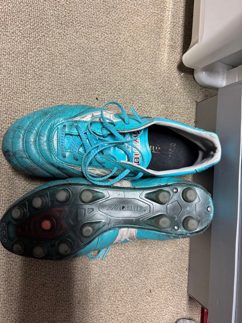 Mizuno Morelia 青 スパイク