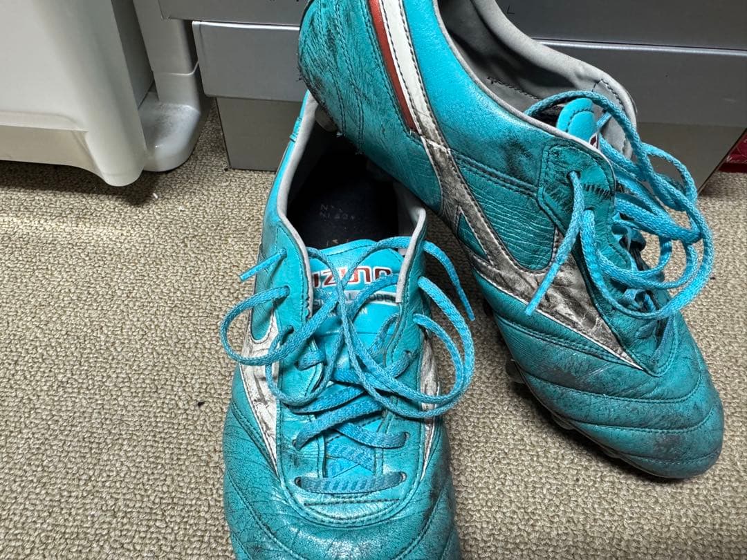 Mizuno Morelia 青 スパイク