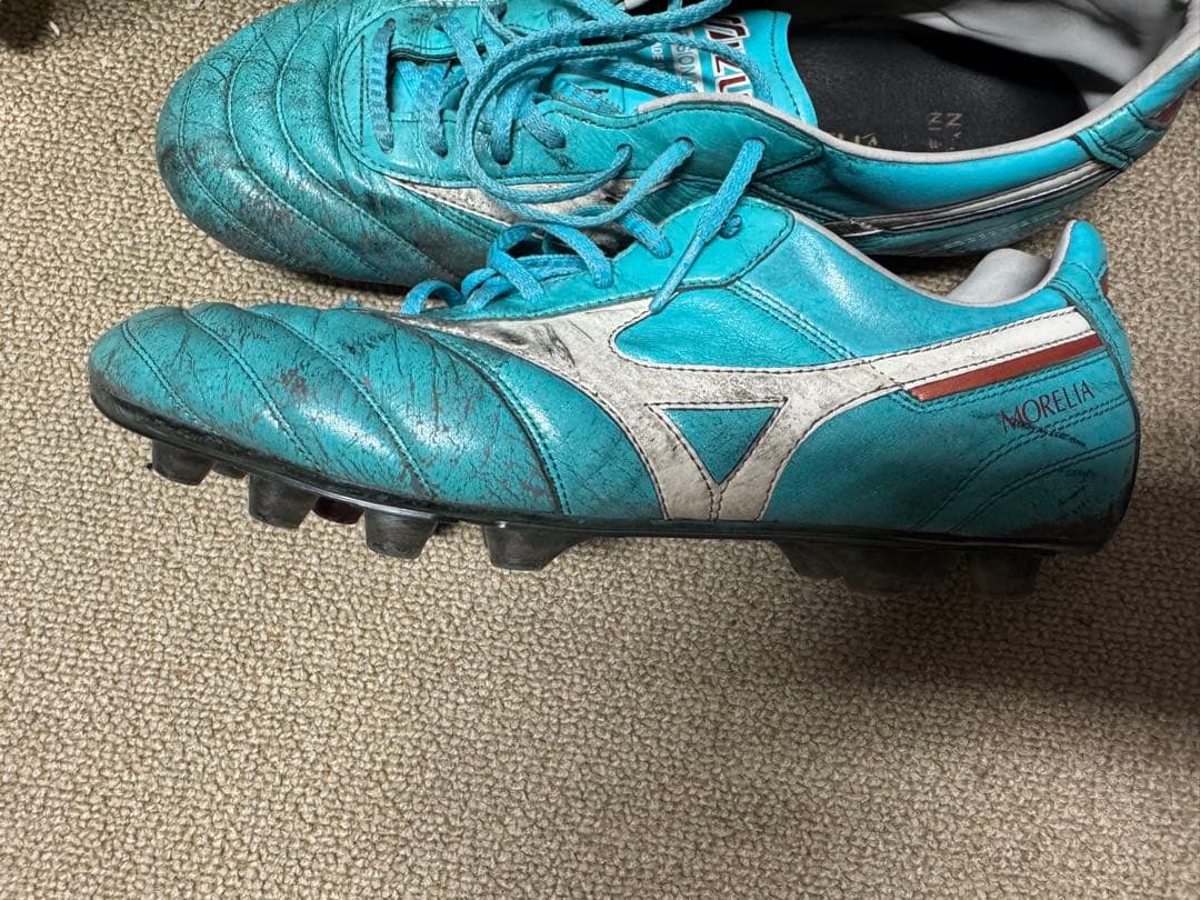 Mizuno Morelia 青 スパイク