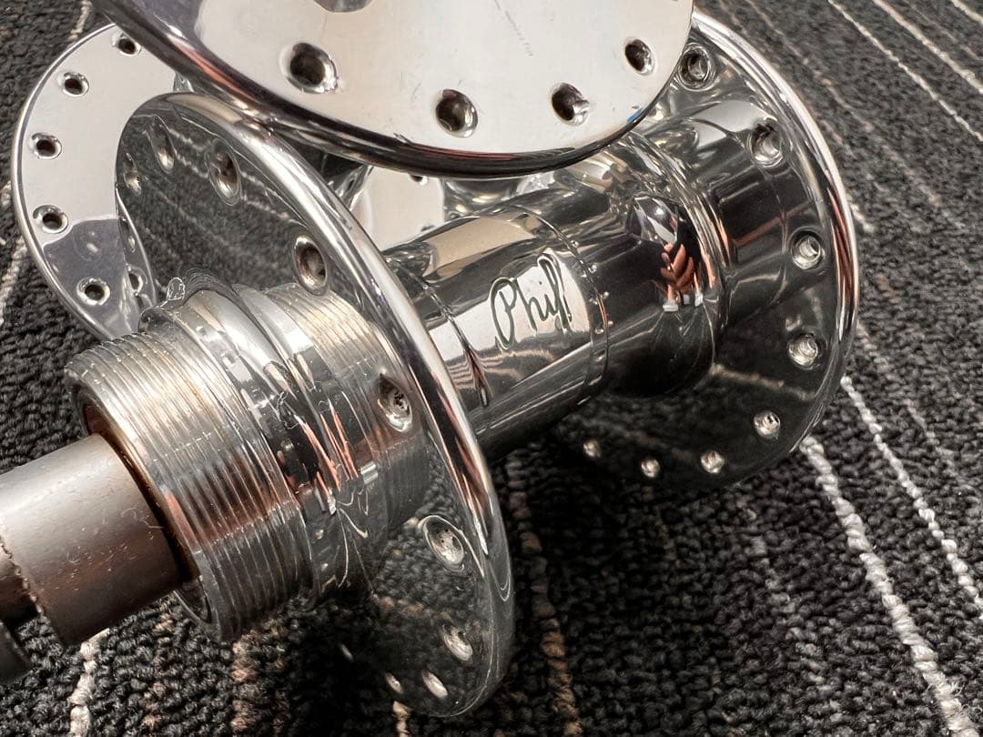 パーツ phil wood high flange track hub