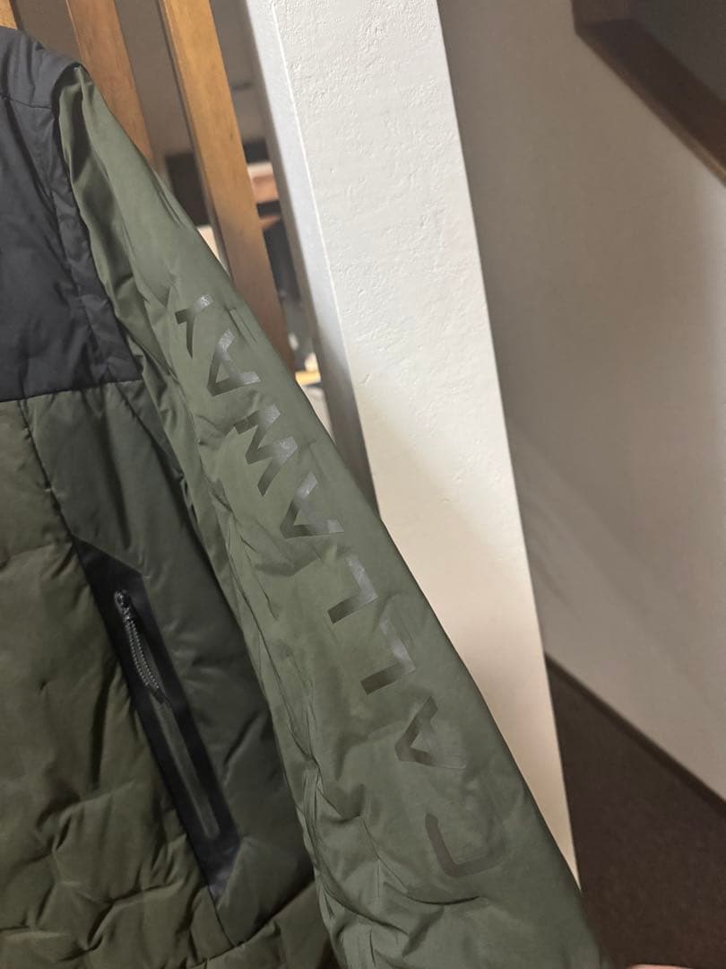 キャロウェイ ゴルフ　ダブルジップ 2WAY 中綿　ブルゾン カーキ　３Ｌ