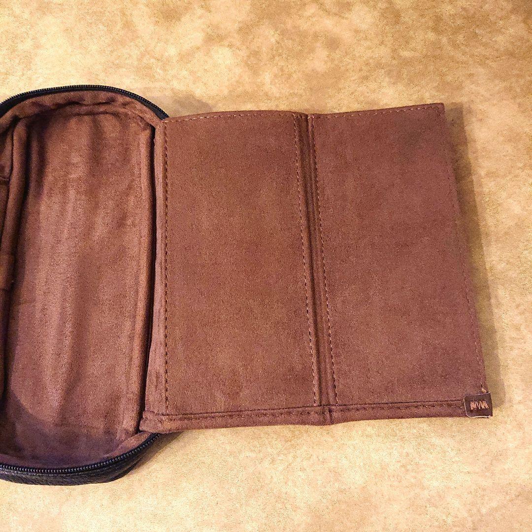 SEASAR OctFoldペンケース エンボスレザー ブラック