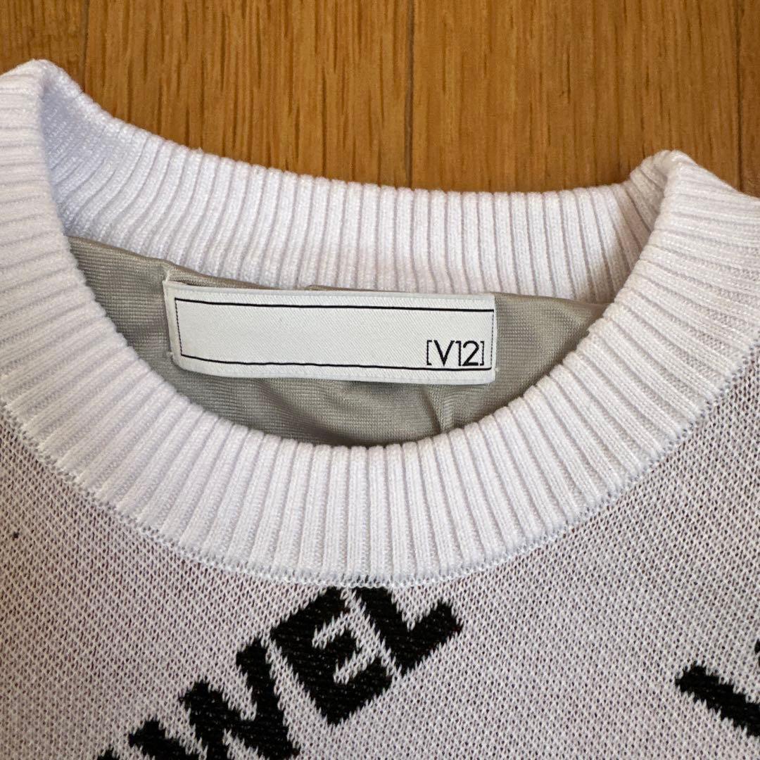 V12 ヴィトゥエルブ メンズ ERROR VET KNIT