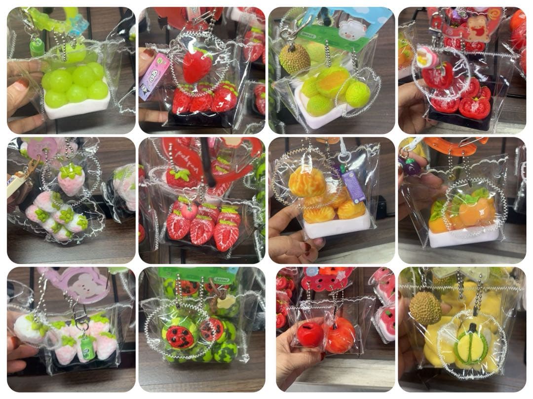 あんず作者さん　食べ物一袋　スクイーズ　41種類