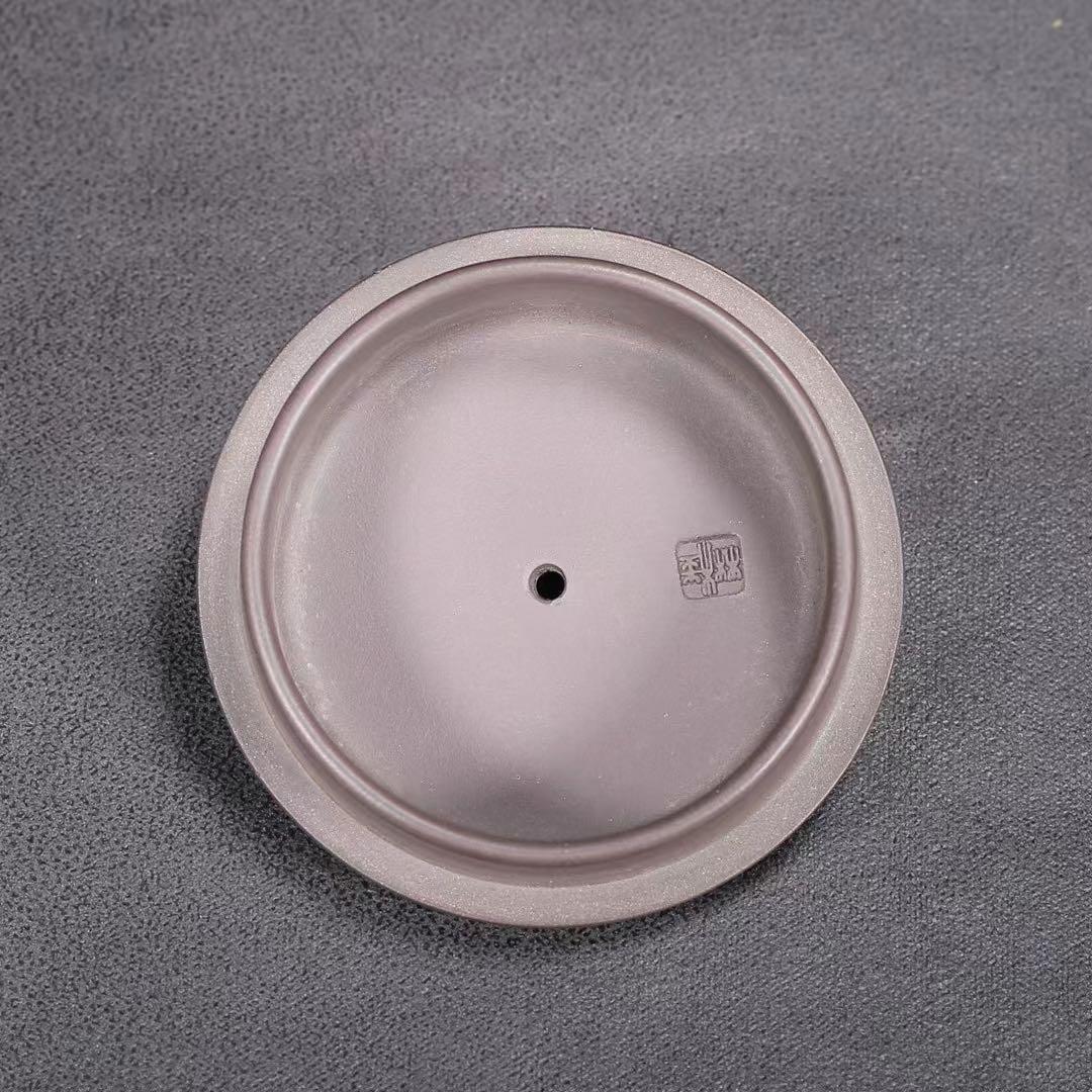 中国古美術・原鉱紫泥・山高水長紋紫砂壺・紫泥急須・茶壺・茶道具・希少珍品・賞物・