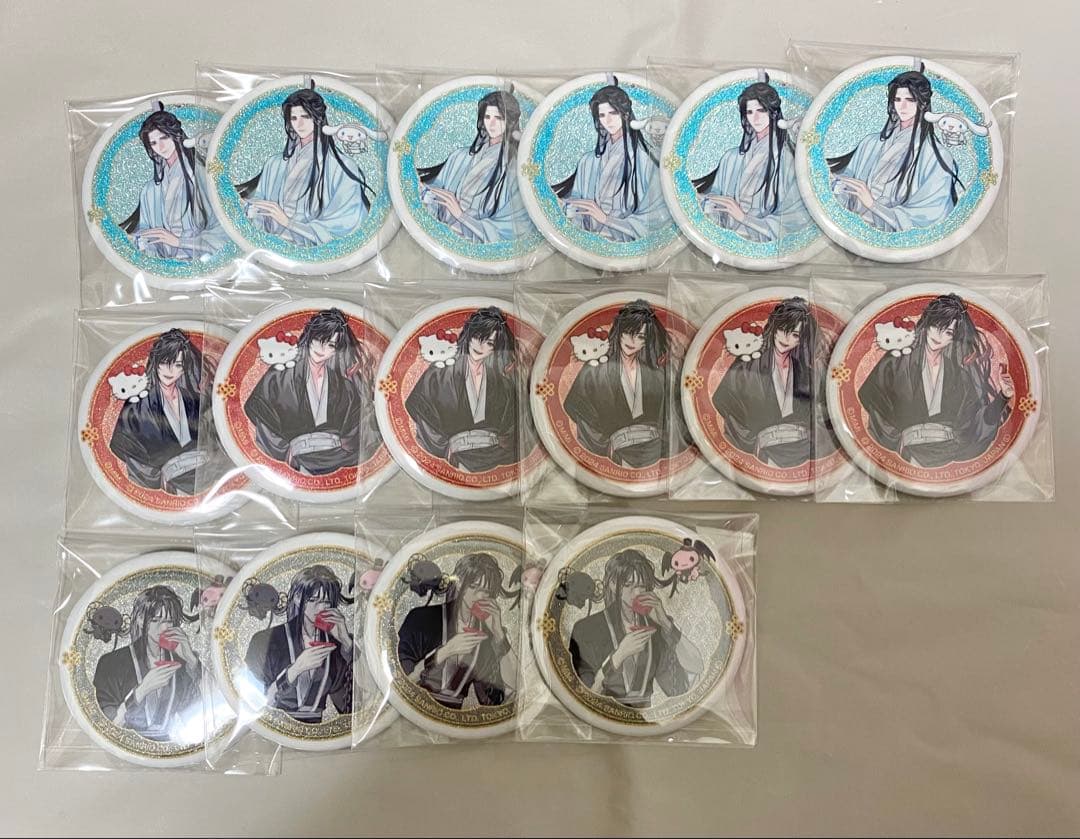 魔道祖師 藍忘機 魏無羨 缶バッジ