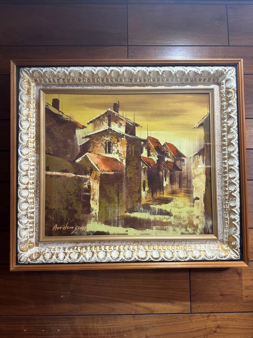 絵画 油絵 油彩画 風景画 美術品 芸術 インテリア アート