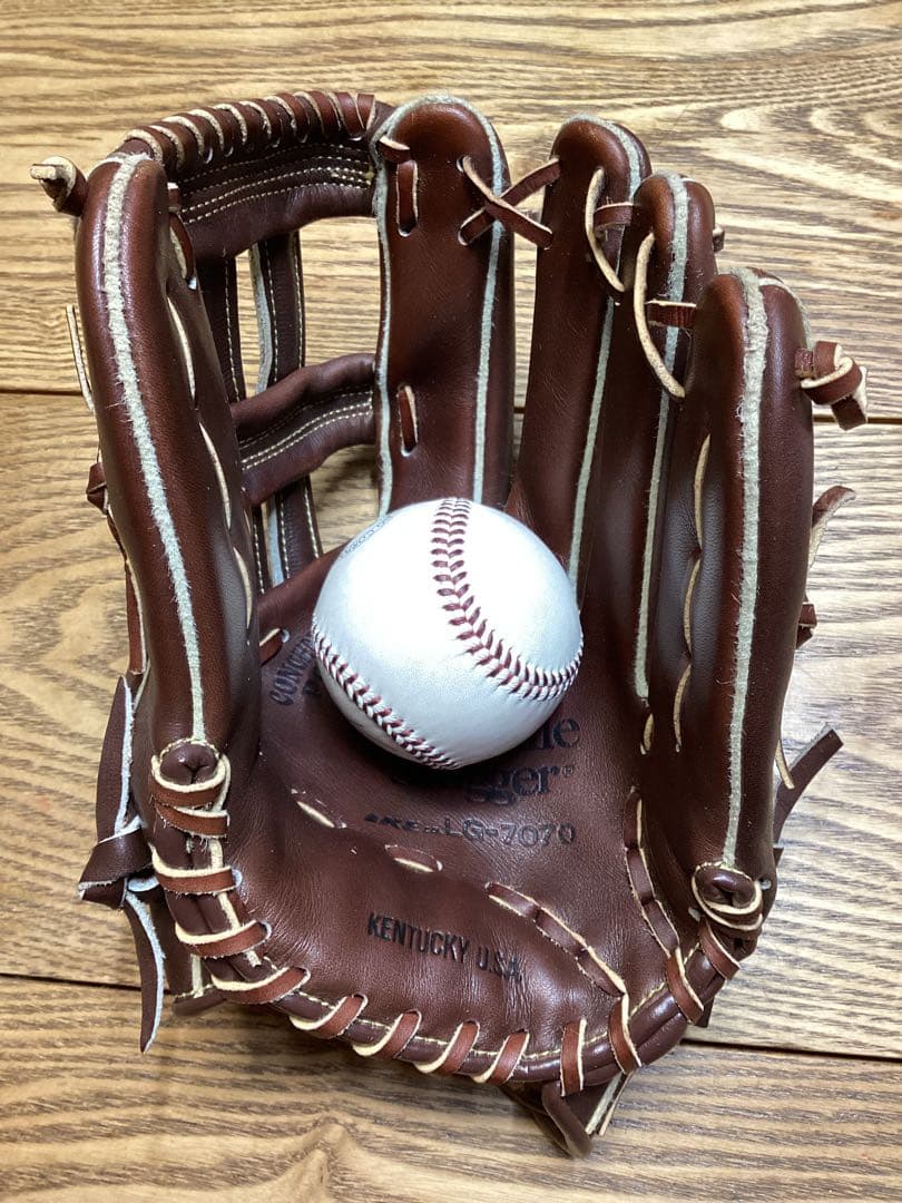 【美品】ルイスビルスラッガー 軟式 グローブ LOUISVILL SLUGGER