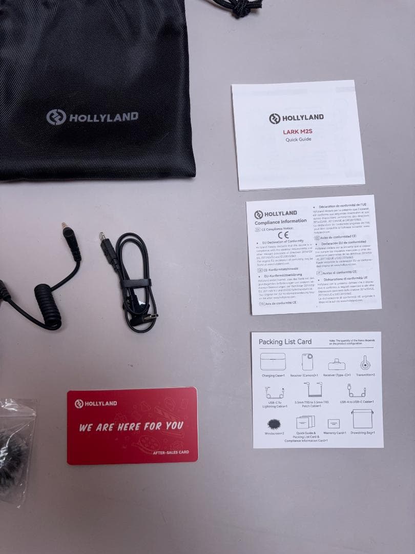Hollyland Lark M2S Mini Combo ワイヤレスマイク
