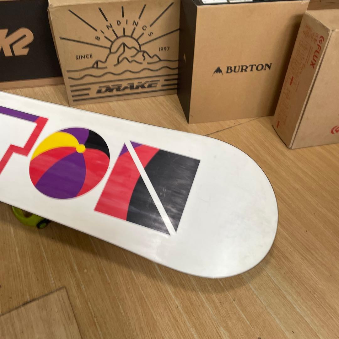 BURTON×K2　バートン　スノーボードセット　バインディング付