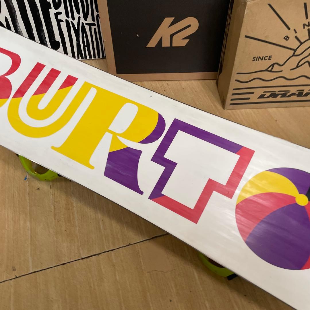 BURTON×K2　バートン　スノーボードセット　バインディング付