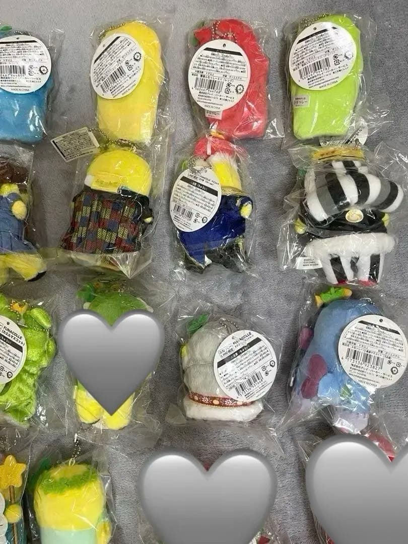 ふなっしーぬいぐるみマスコット＆ぬいぐるみバッジ28体セット！（バラ売り可能）