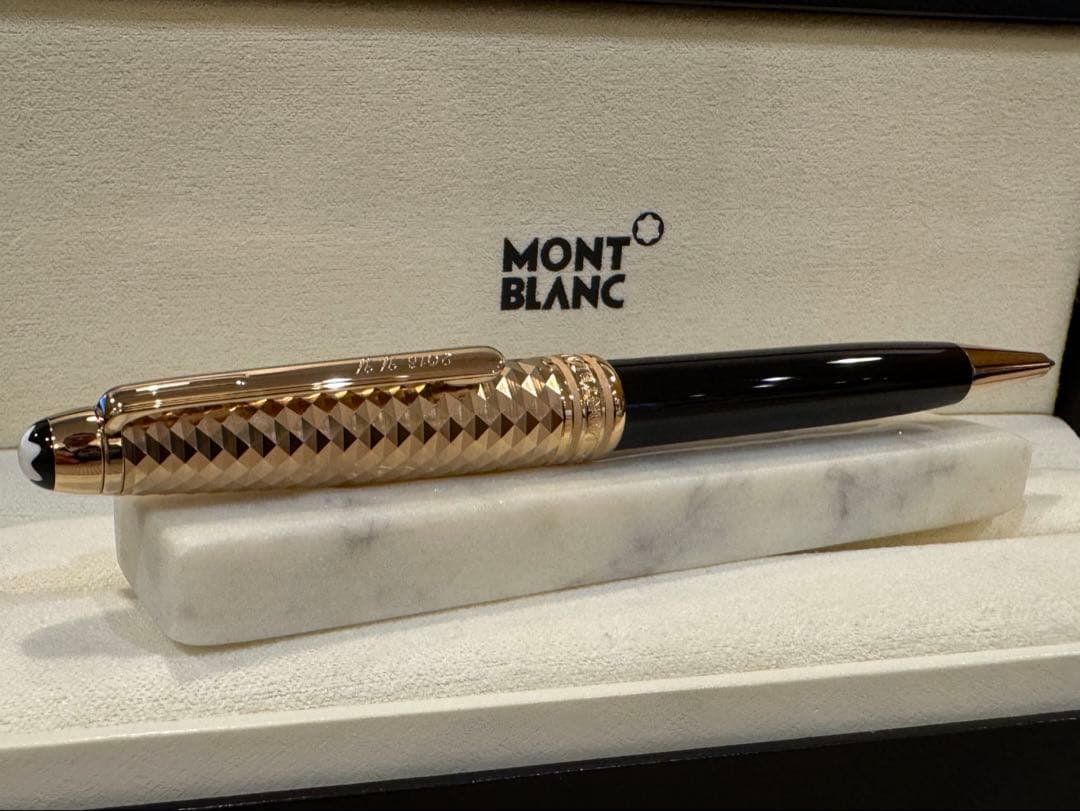 【極美品】モンブラン ボールペン ソリテール ドゥエ ジオメトリック