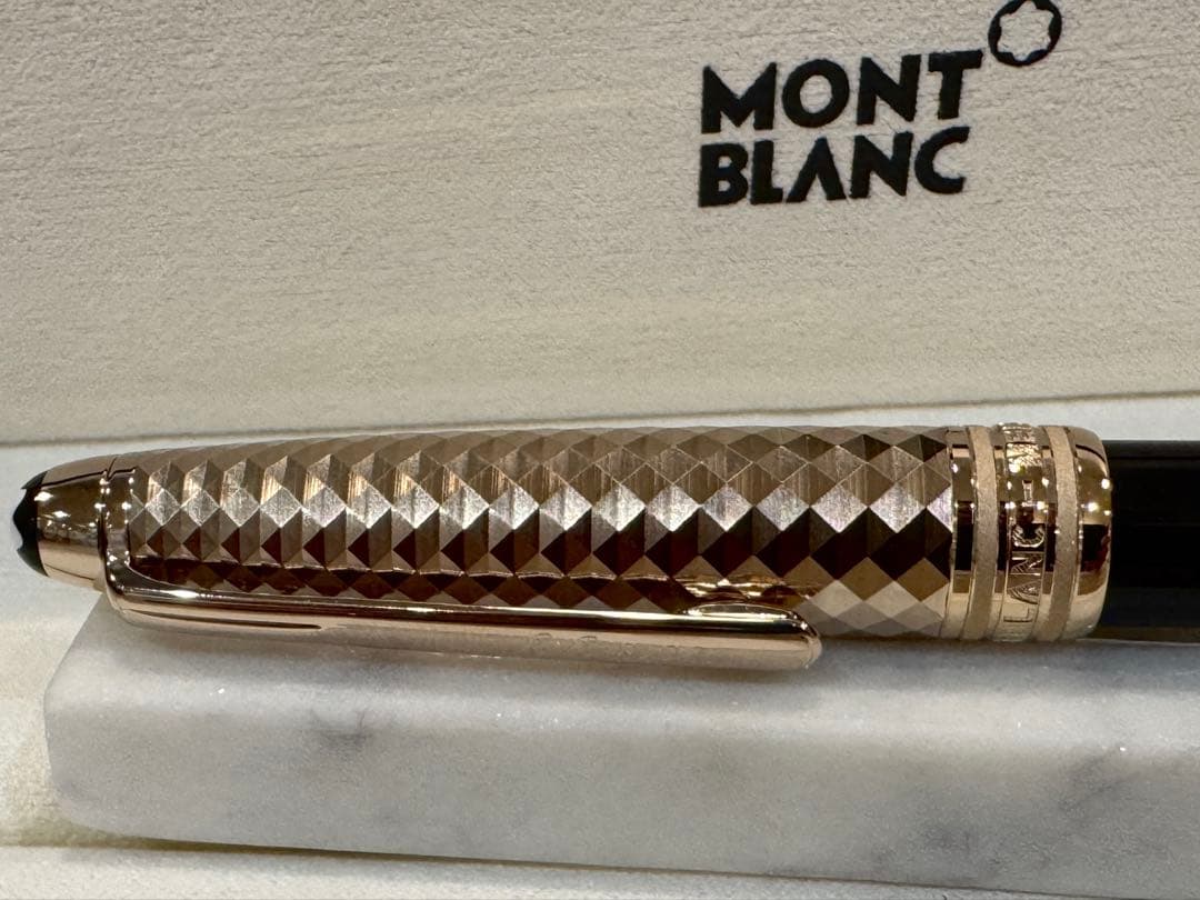 【極美品】モンブラン ボールペン ソリテール ドゥエ ジオメトリック