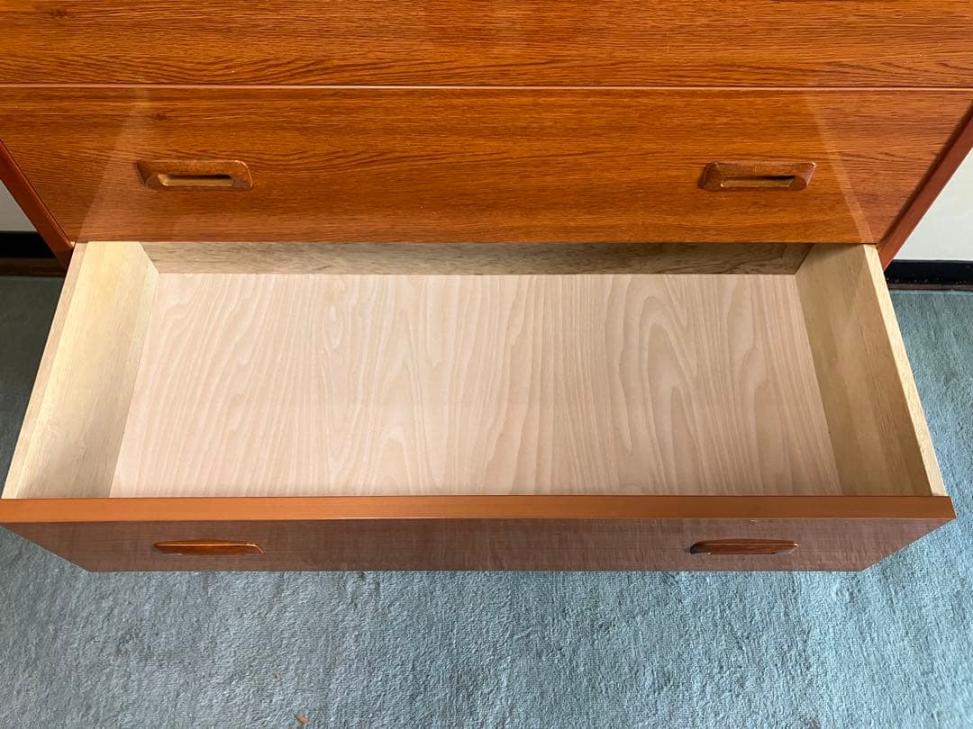 木製アンティークタンス 7引き出し