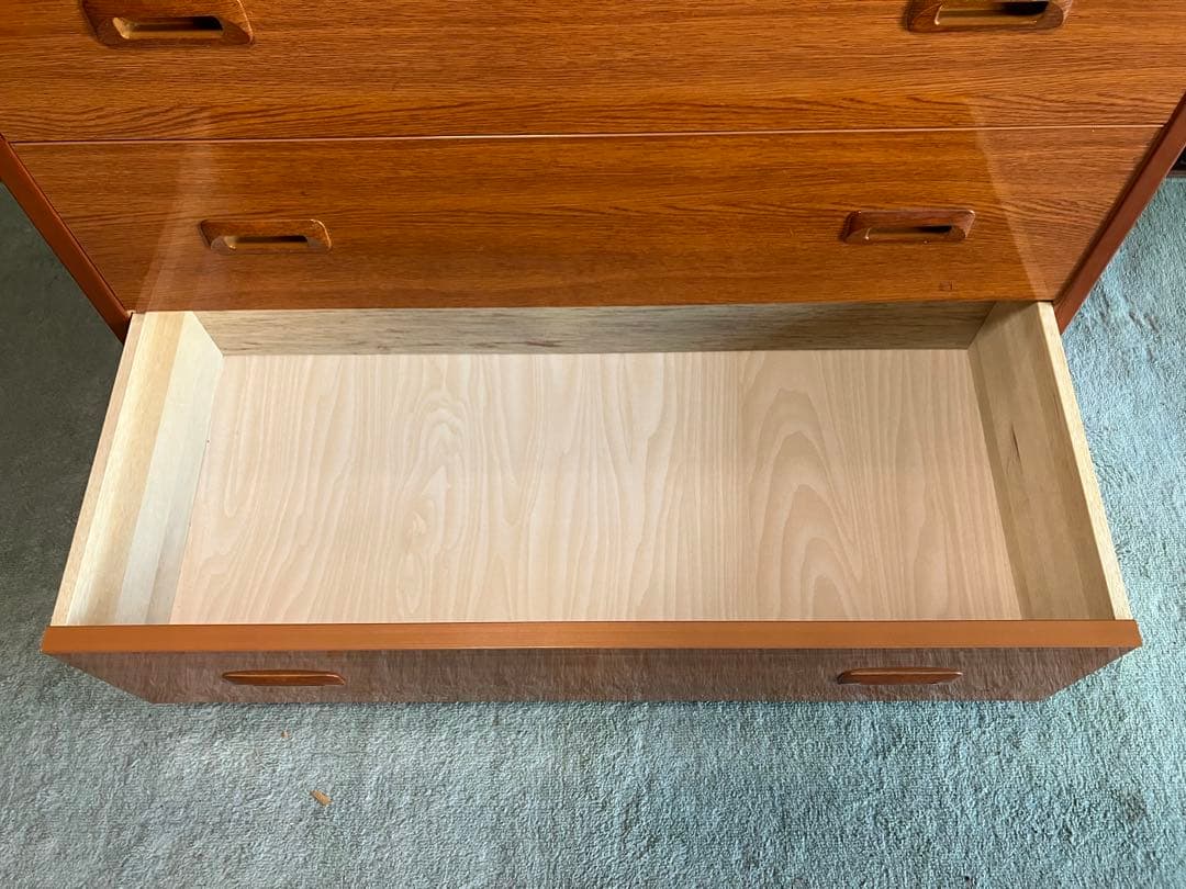 木製アンティークタンス 7引き出し