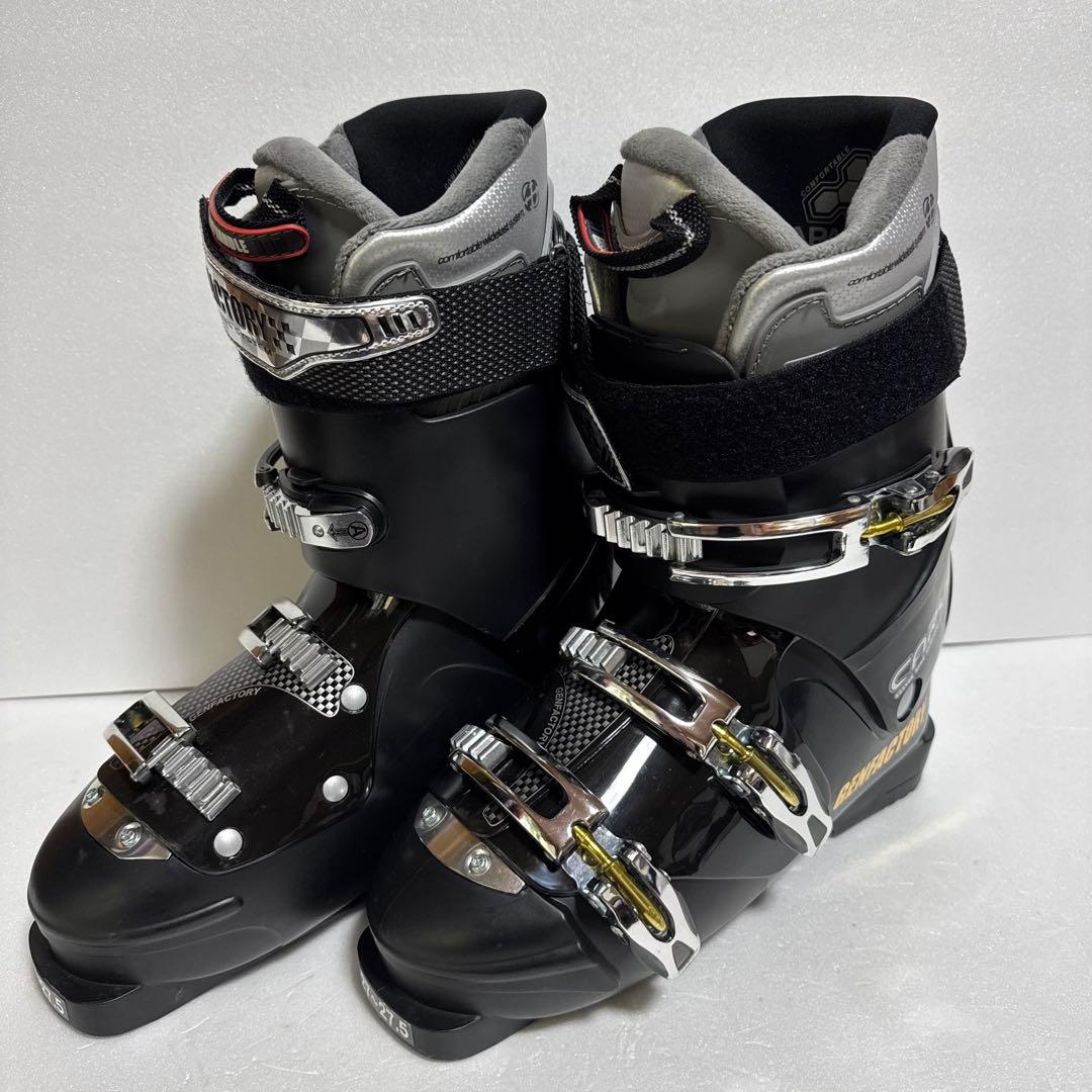 未使用27-27.5cm GENFACTORY CARVE 7 スキーブーツ黒