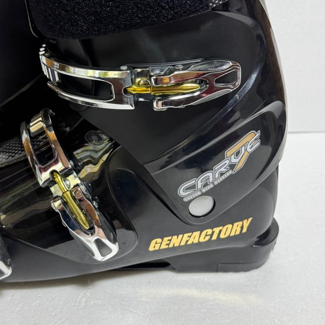 未使用27-27.5cm GENFACTORY CARVE 7 スキーブーツ黒