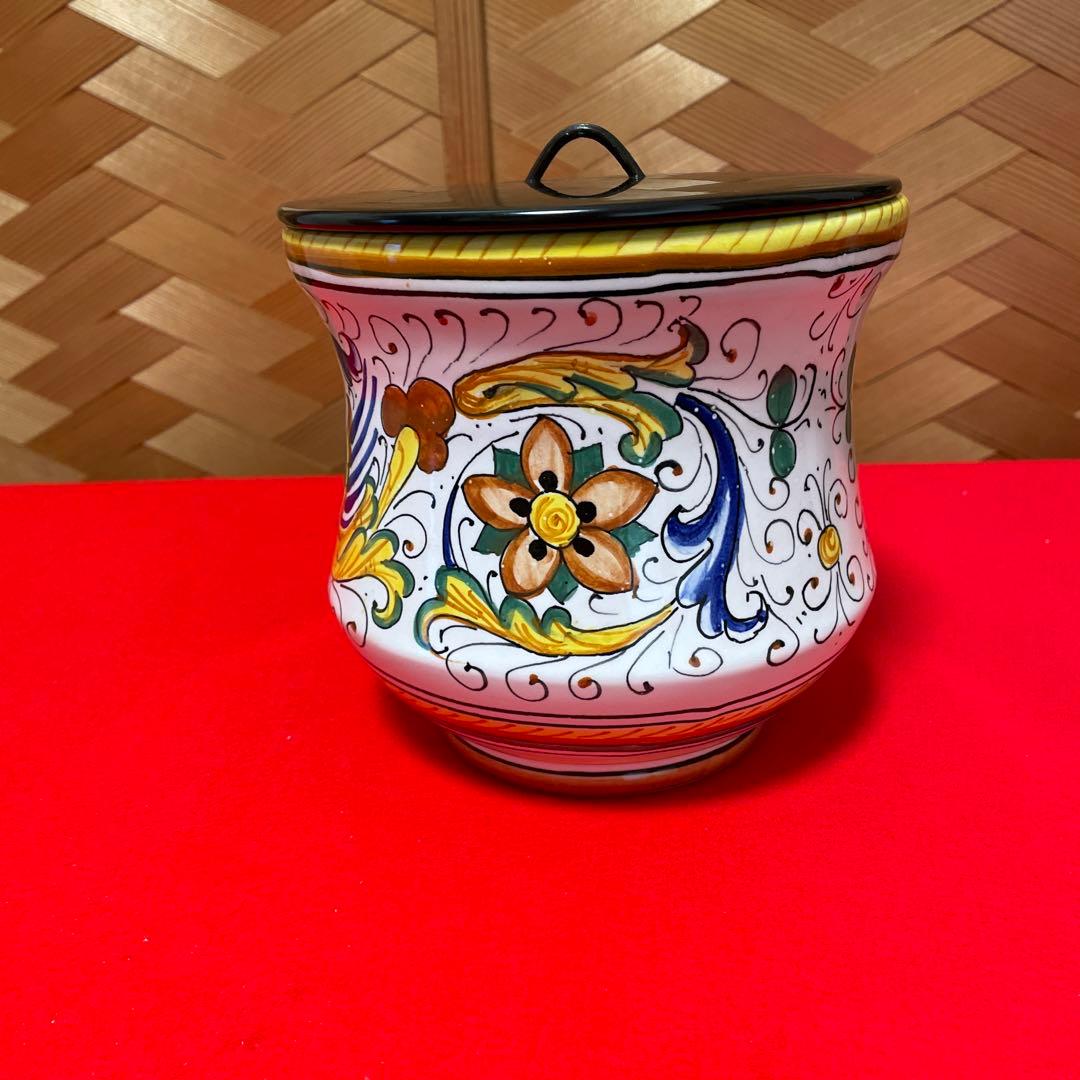 ♦︎【美品❤️水指】 茶道具　イタリア製　陶器　♦︎