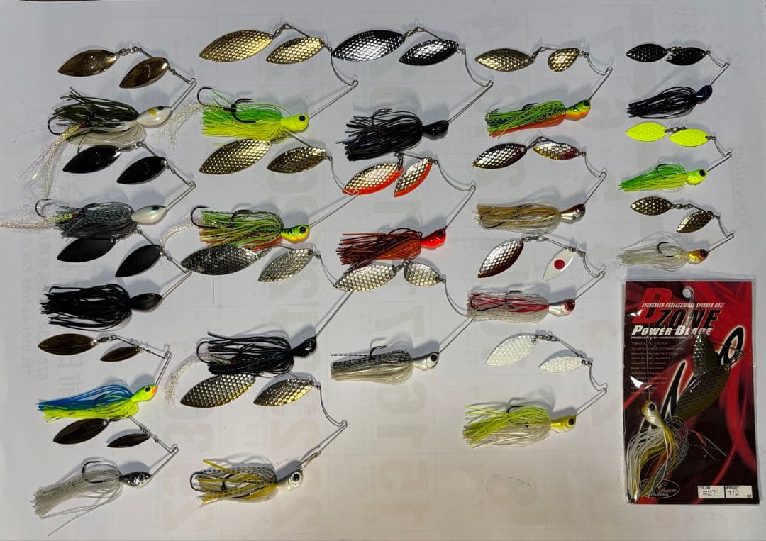 【必見】スピナーベイト・バズベイト53個大量纏め売り