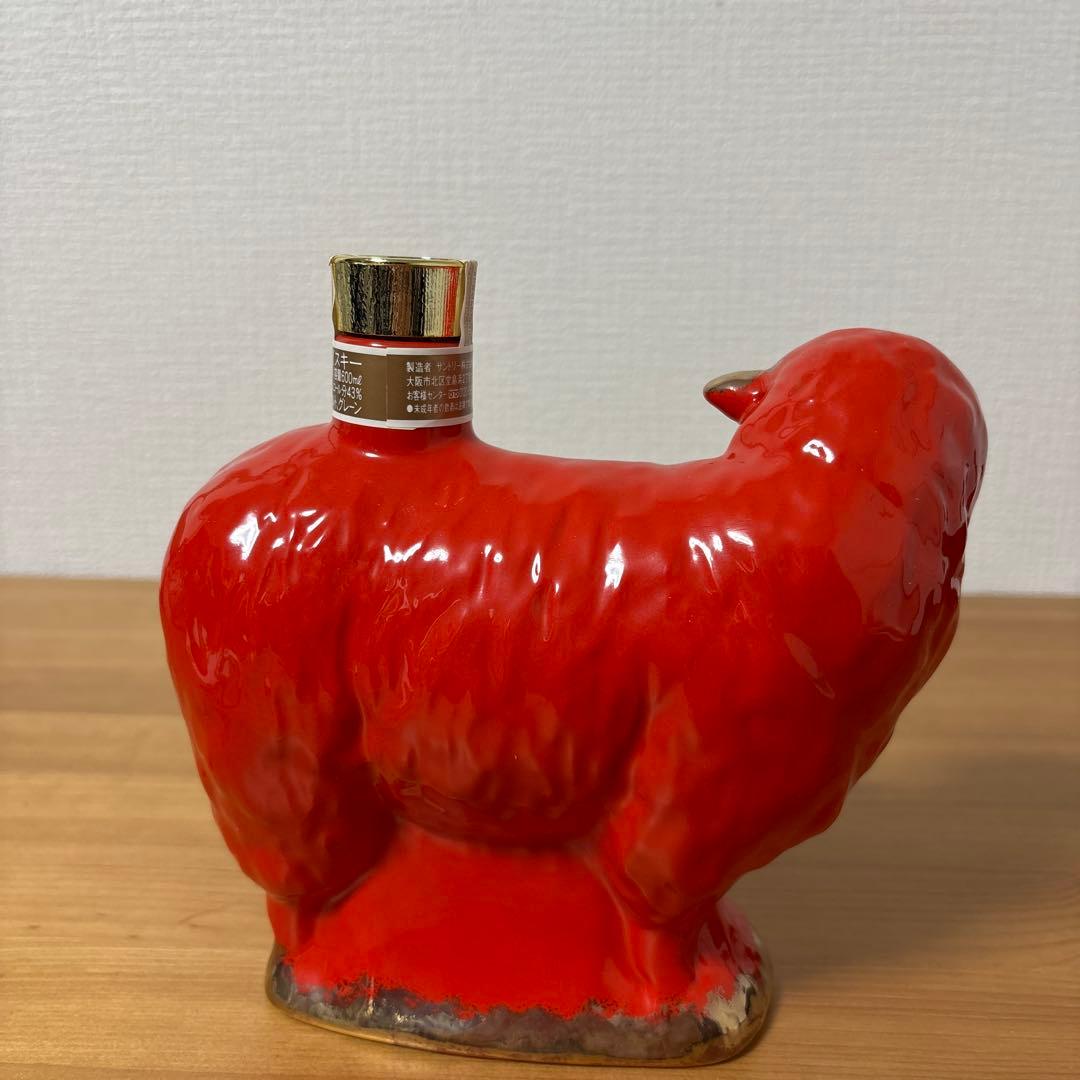 サントリーウイスキー　ローヤル15年　2003 赤干支　陶器ボトル　未開封