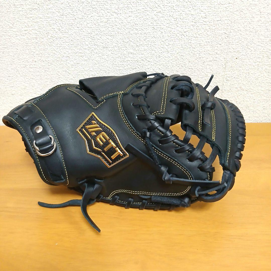 ZETT ゼット キャッチャーミット 少年軟式用グラブ 捕手用 野球グローブ 黒