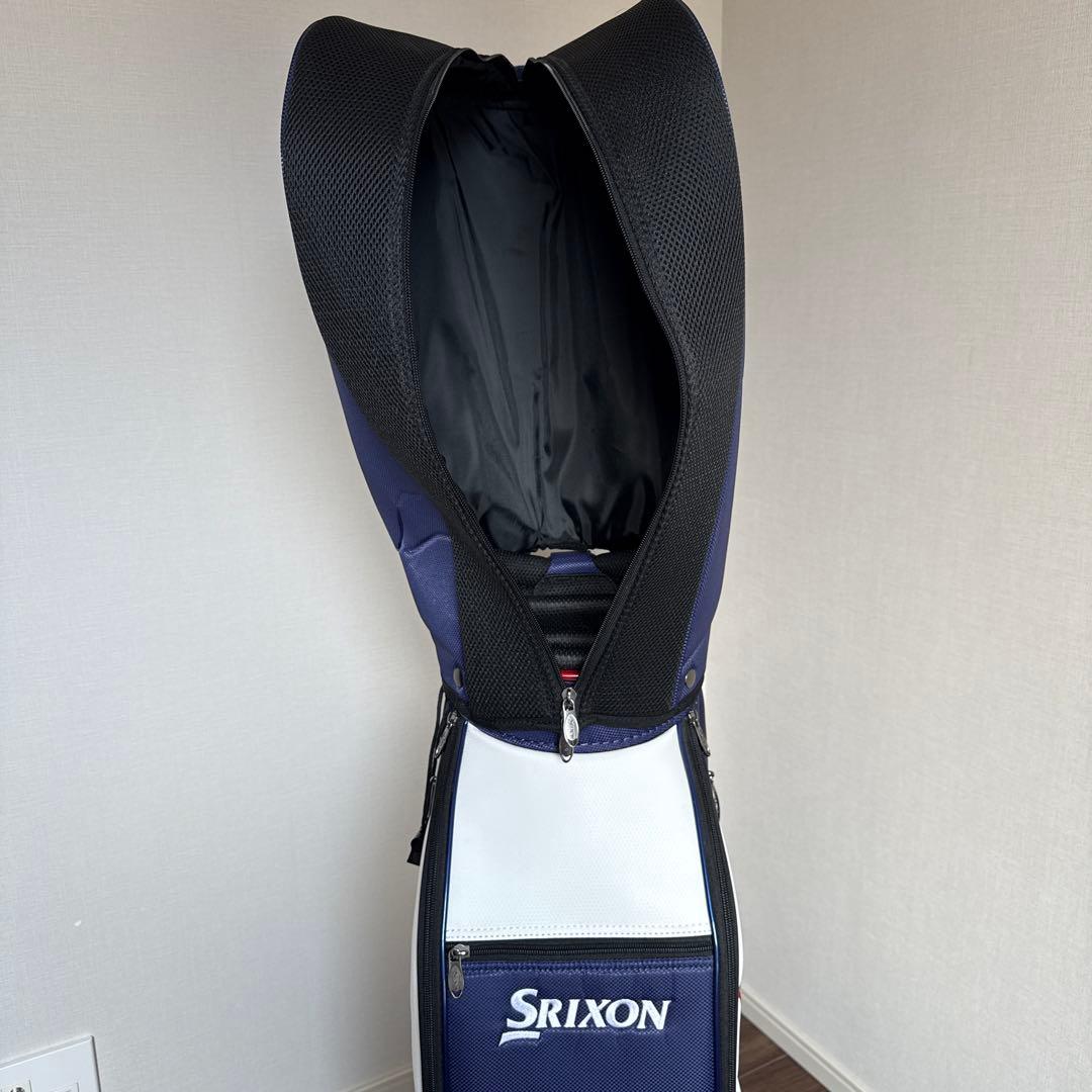 フード付きSRIXON キャディバック 9.0型 トリコロール3.1kg 新品