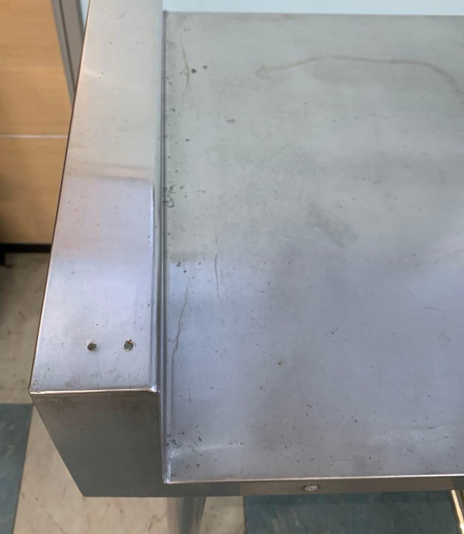 マルゼン 業務用ステンレス作業台 BW-066 バックガード付 80×60×60