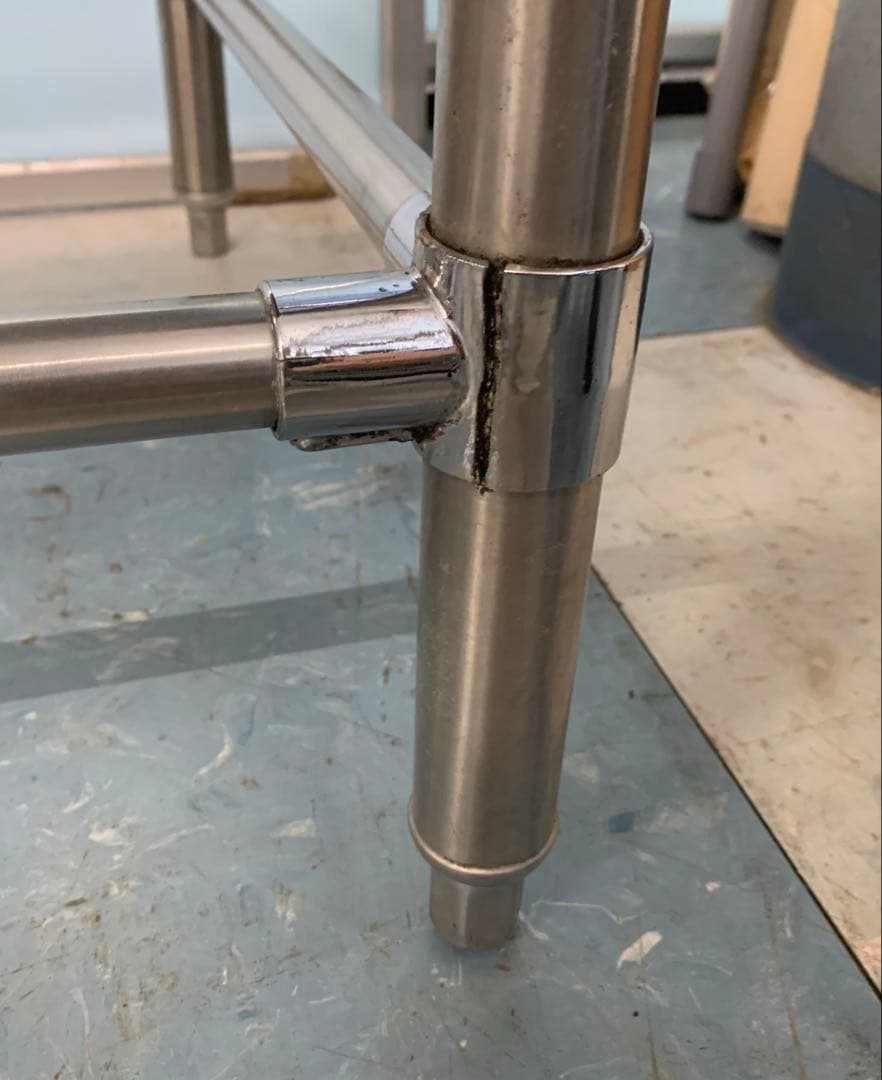 マルゼン 業務用ステンレス作業台 BW-066 バックガード付 80×60×60