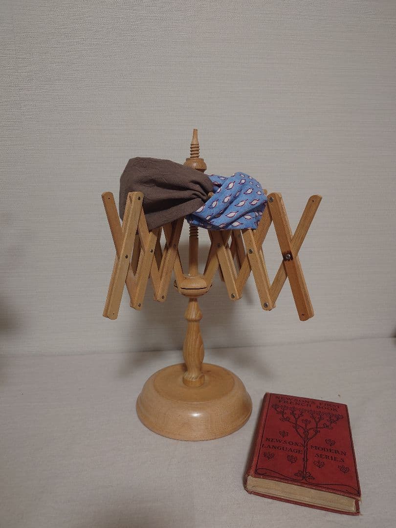 【稀少】イタリアビンテージかせくり機　 古道具　糸巻き　かせ糸　店舗什器