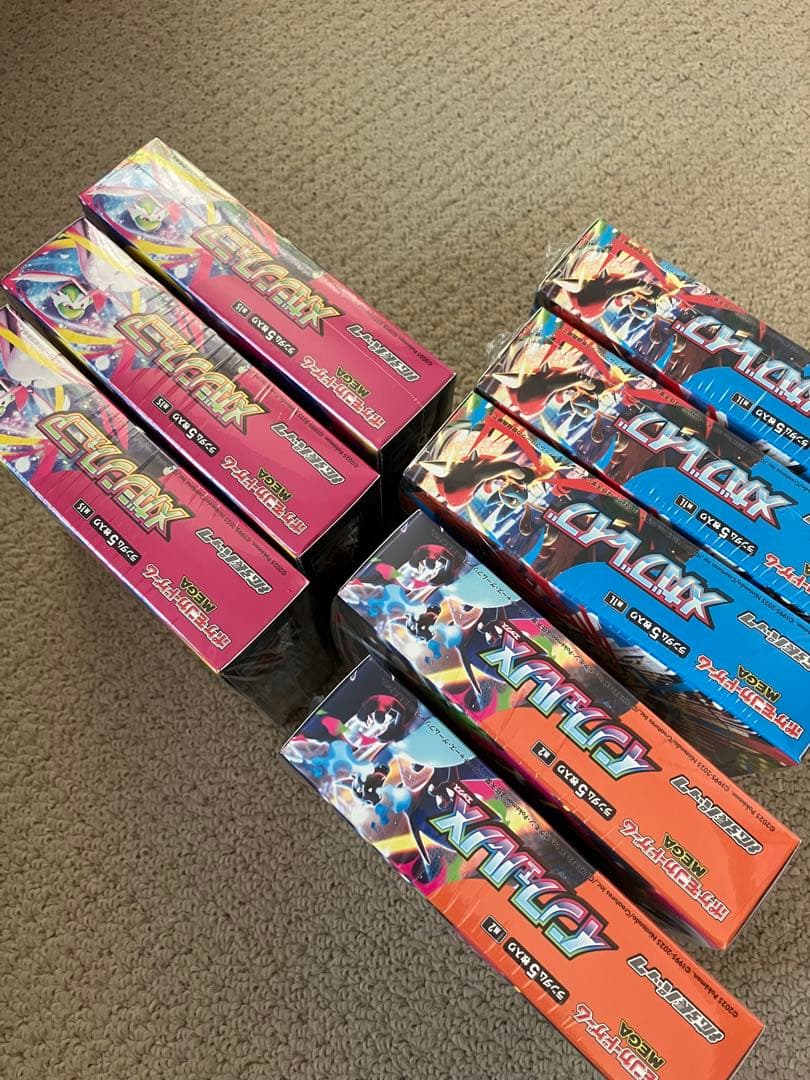 ポケモンカード　インフェルノx、メガブレイブ、メガシンフォニア新品セット