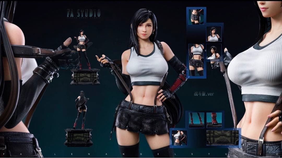 FF7 ティファ ロックハート　フィギュア　スタチュー