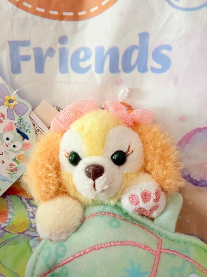 ダッフィー＆フレンズ　ぬいぐるみチャーム　ウィッシングウィングス