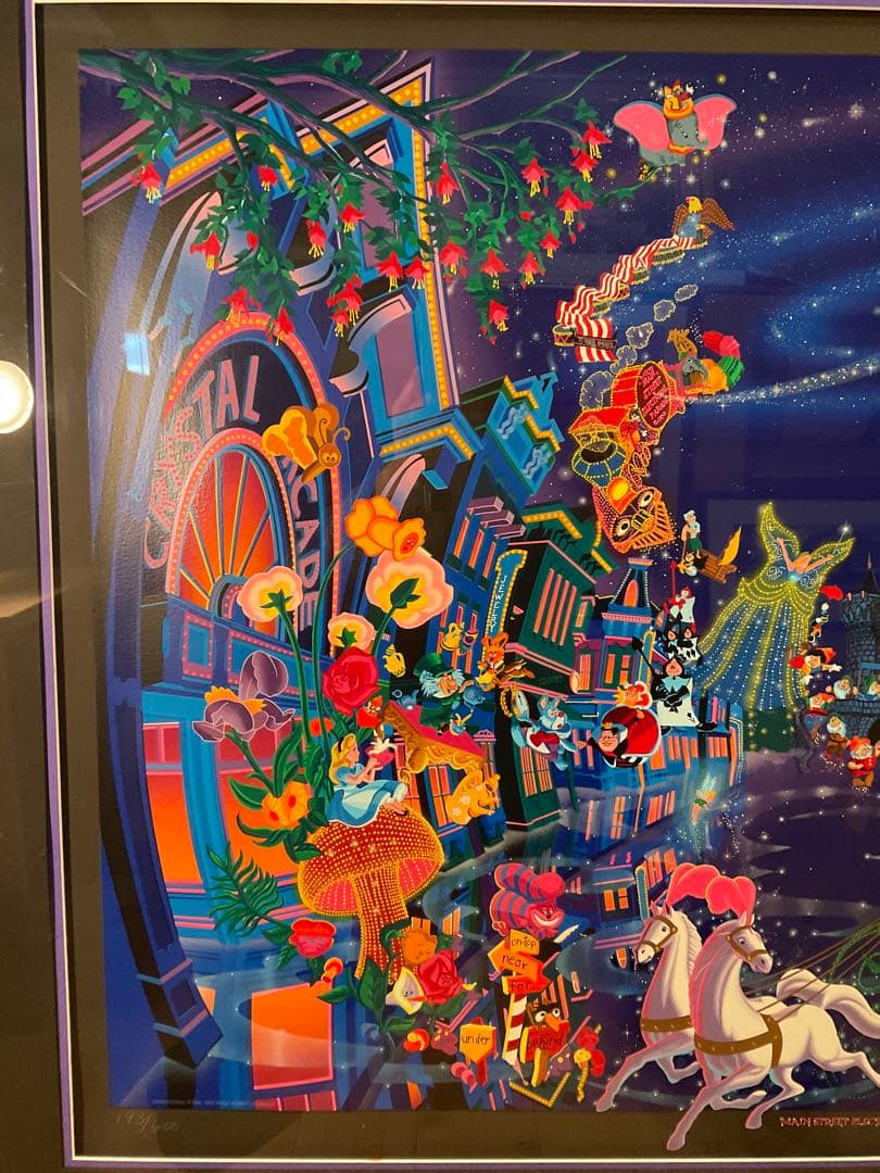 メラニーケント「エレクトリックパレード」シルクスクリーン直筆サイン・作品保証書有