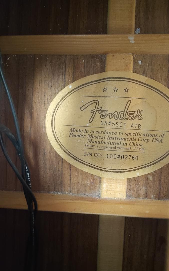 【YUI使用モデル】Fender GA45SCE エレアコ　大幅値引き‼️