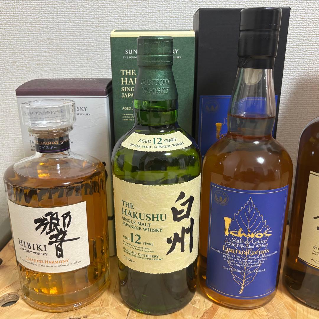 お得　定価割れ　白州12年・響・余市・イチローズモルトリミテッド・ベンロマック