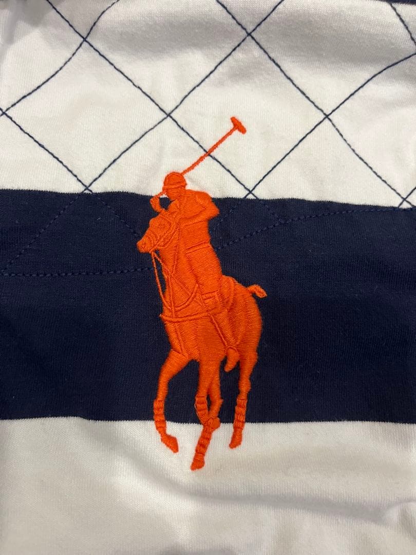 RALPH LAURENラルフローレン　ラガーシャツ BIGポニー　3 刺繍ロゴ