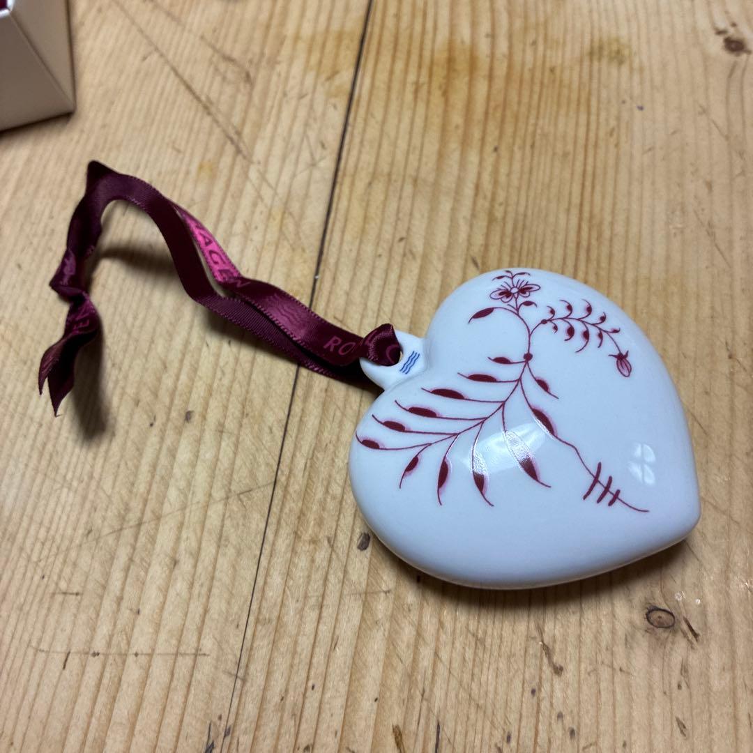 ロイヤルコペンハーゲン アニュアルハート パープルローズ