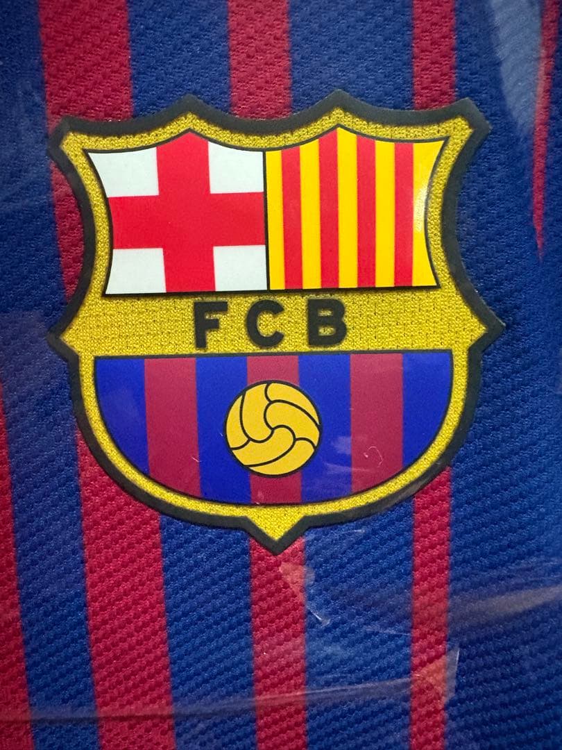 【幻のスポンサーなし】イニエスタ バルセロナ 17/18 8番 選手着用モデル