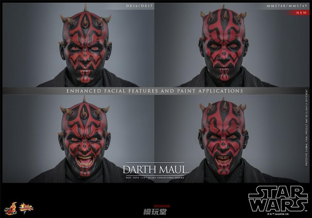 ホットトイズ 1/6 スター・ウォーズ ダース・モール（2.0版） MMS748
