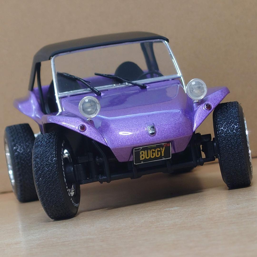 1/18 メイヤーズ マンクス バギー ソフトルーフ パープル ソリド製ミニカー