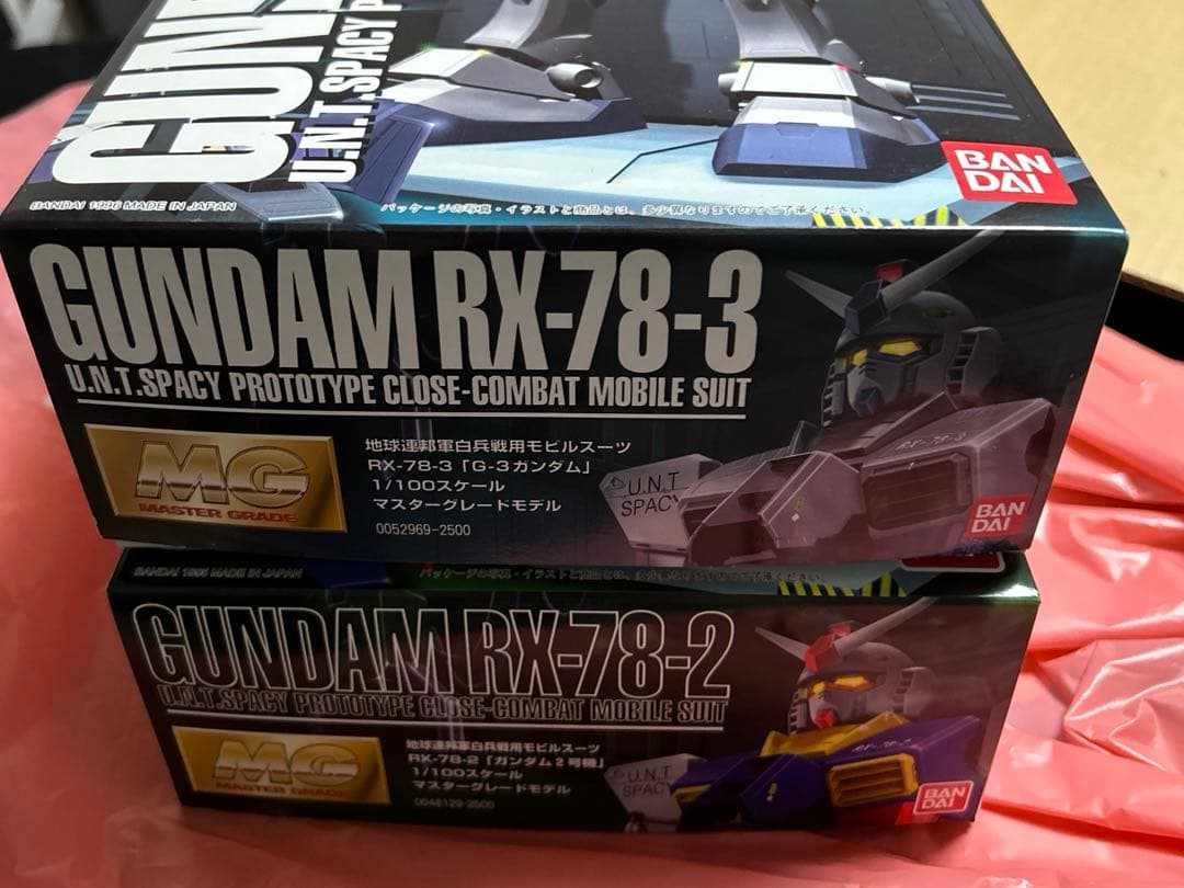 機動戦士ガンダム MG 1/100 ガンダム2号機、G-3ガンダム セット
