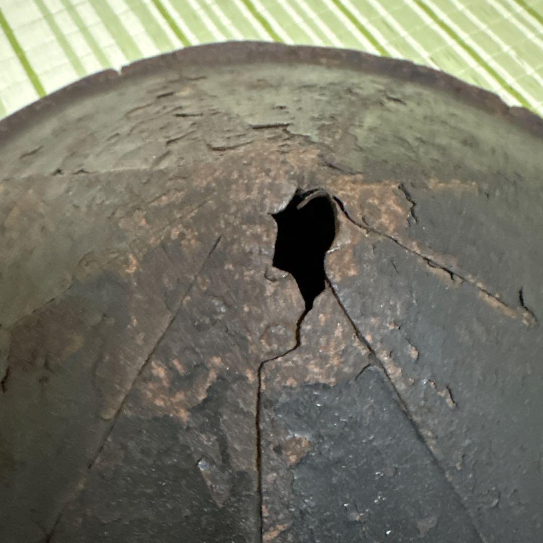 陣笠　サムライ　武具　帽子　戦国　工芸品　骨董品　時代物　鉄製