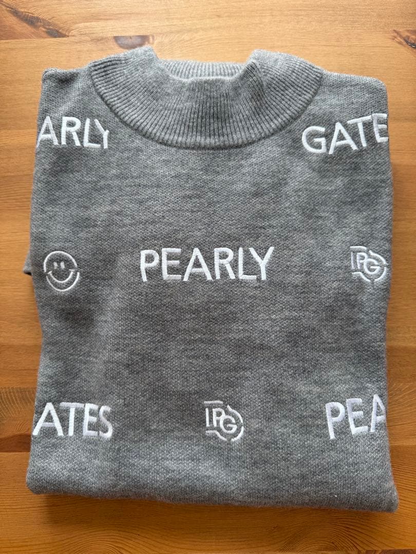 PEARLY GATES ロゴ入りタートルネックワンピース サイズ0