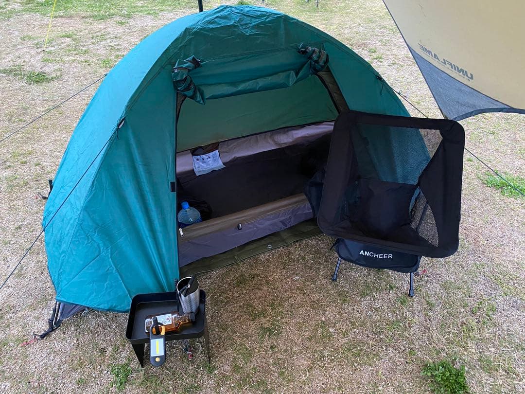 ワークマンベーシックドームテントとキャンプグッズ諸々