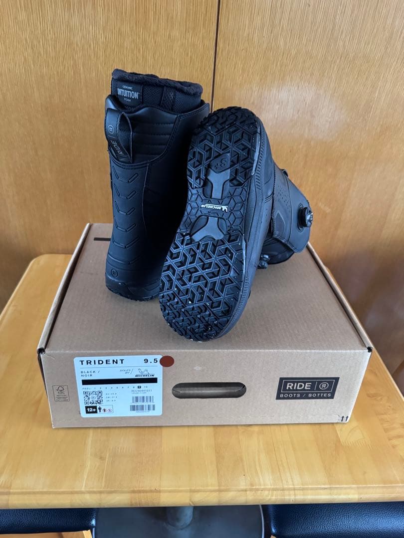 25-26 今季3BOA RIDE TRIDENT 9.5 スノーボードブーツ