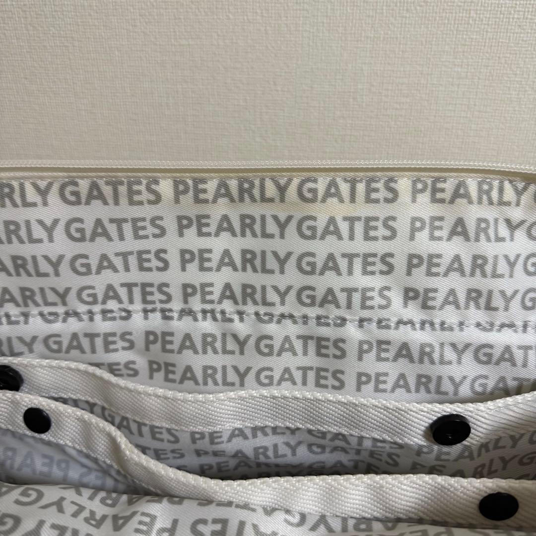 PEARLY GATES ホワイトロッカーバッグ トートバッグ